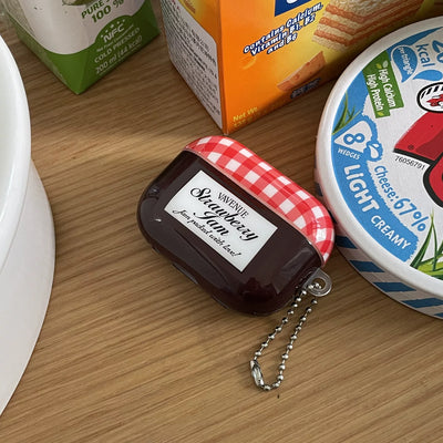 strawberry jam airpods case