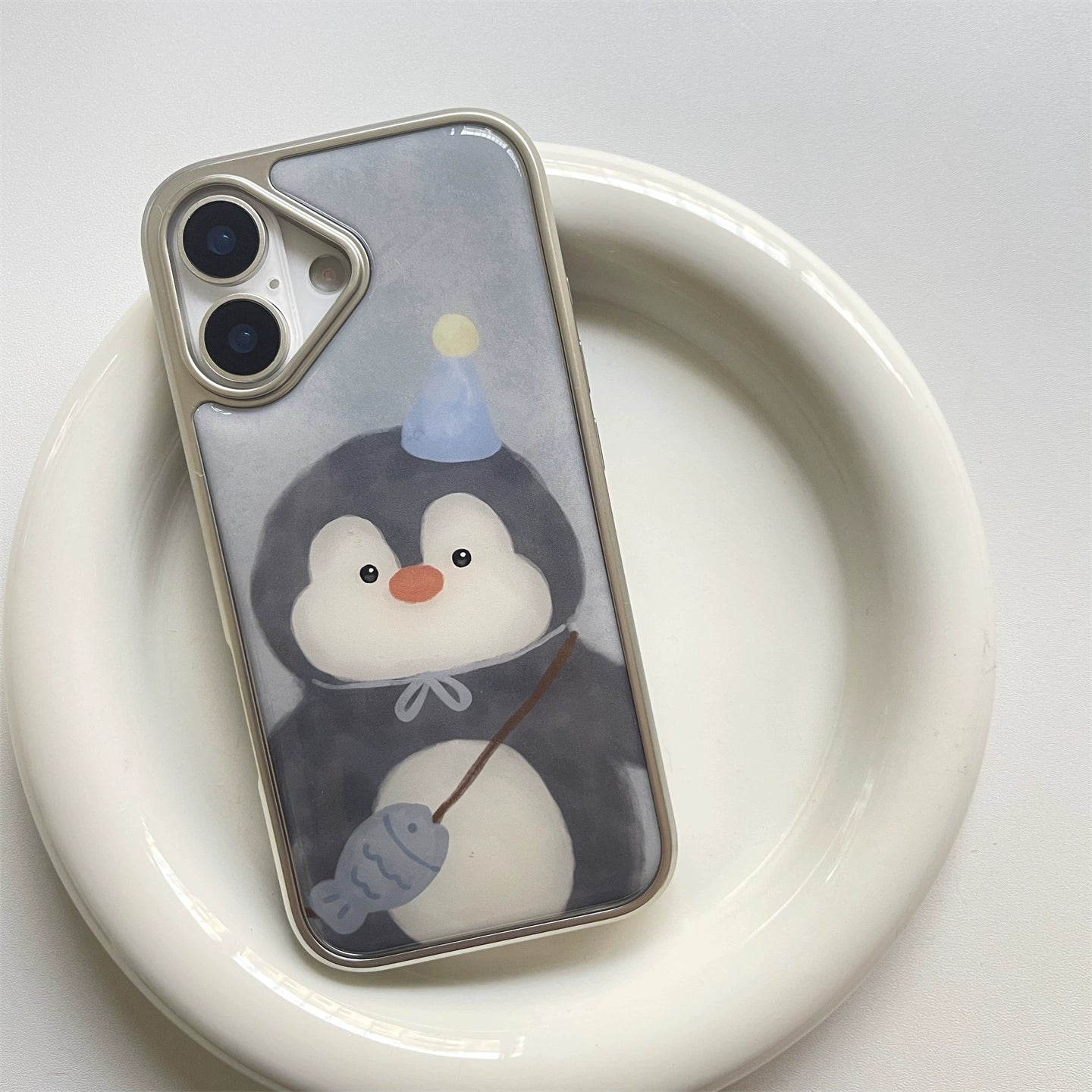 birthday penguin phone case