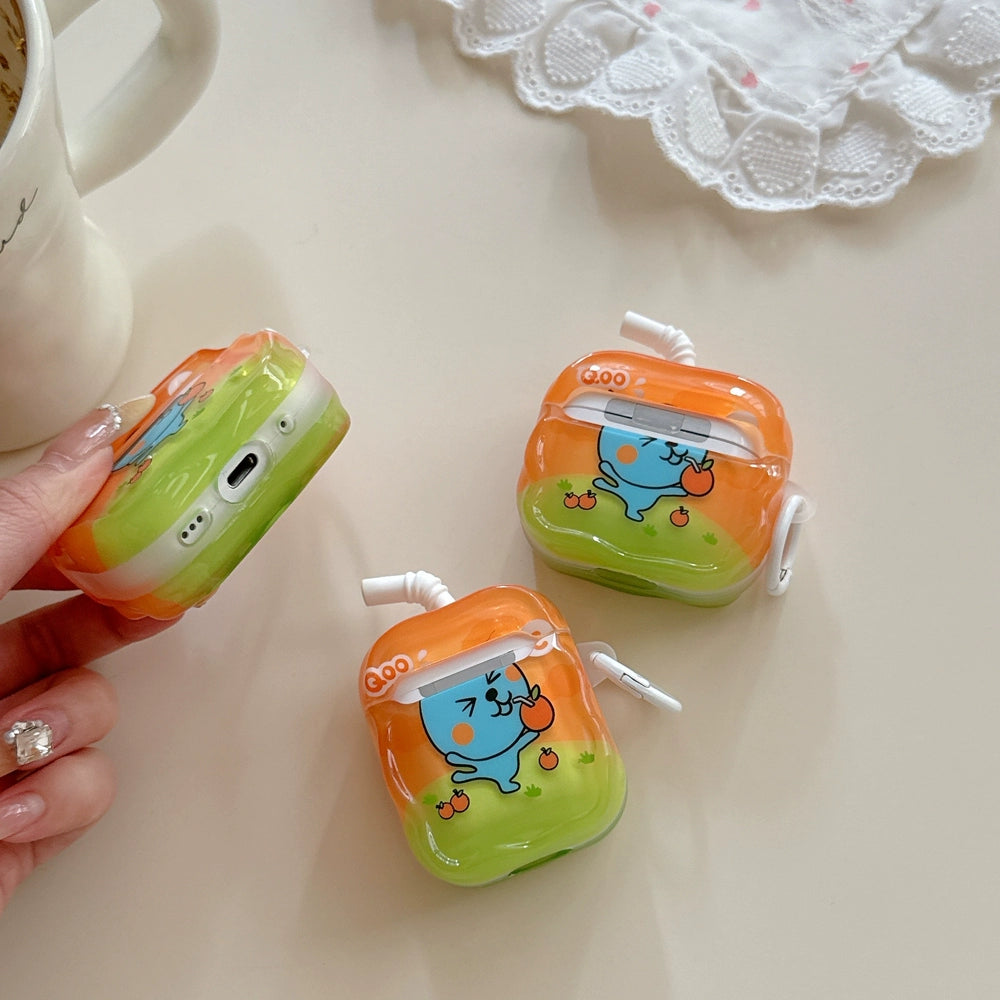 orange juice box airpods case