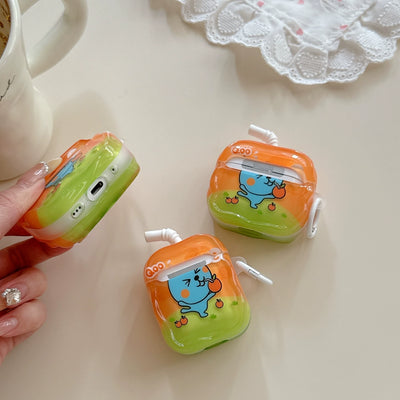 orange juice box airpods case