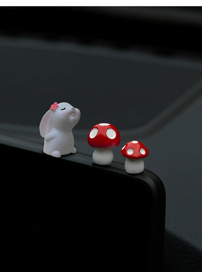 mini mushroom ornament