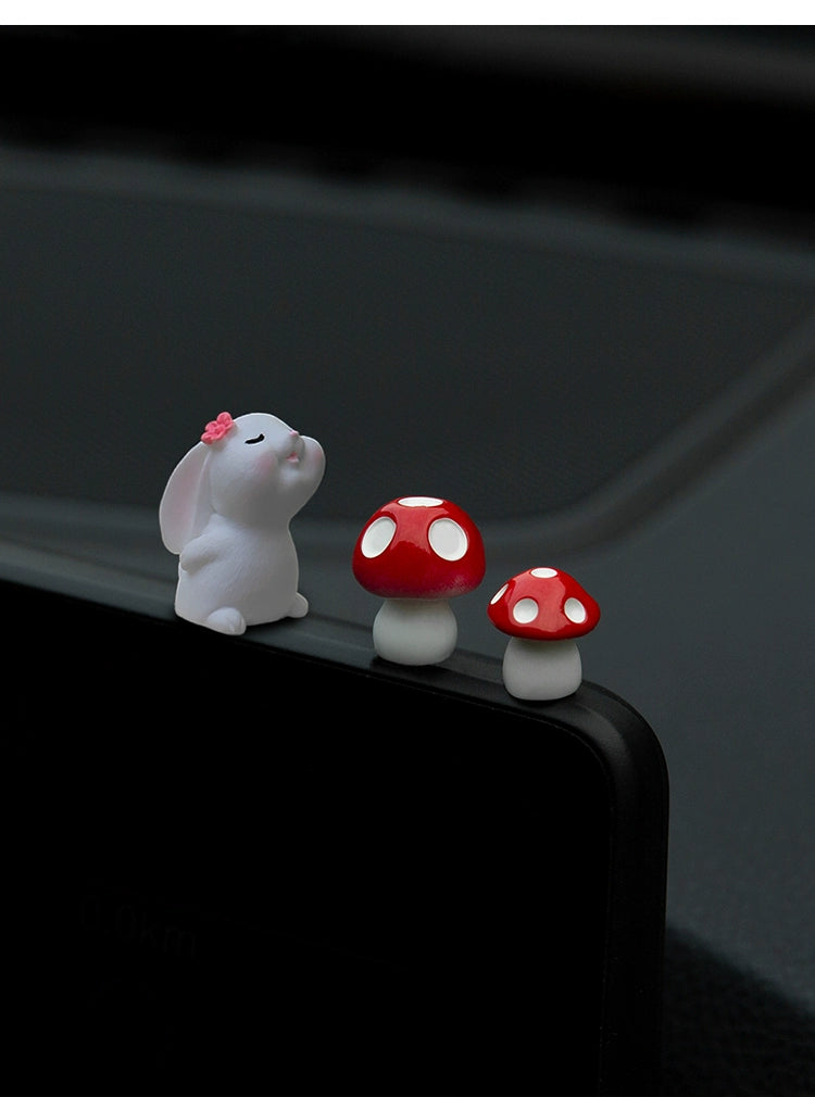 mini mushroom ornament