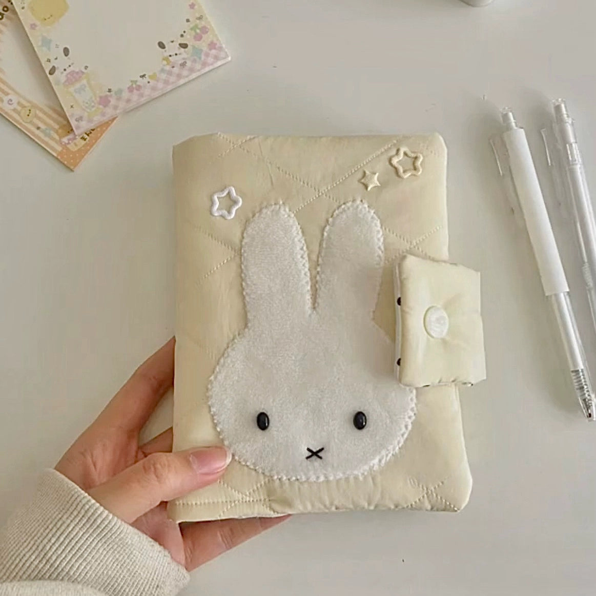 miffy quilted notebook cover a6