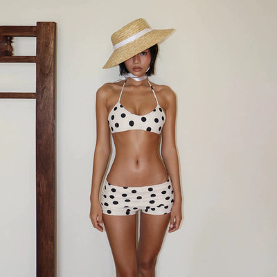 polka dots two piece bikini