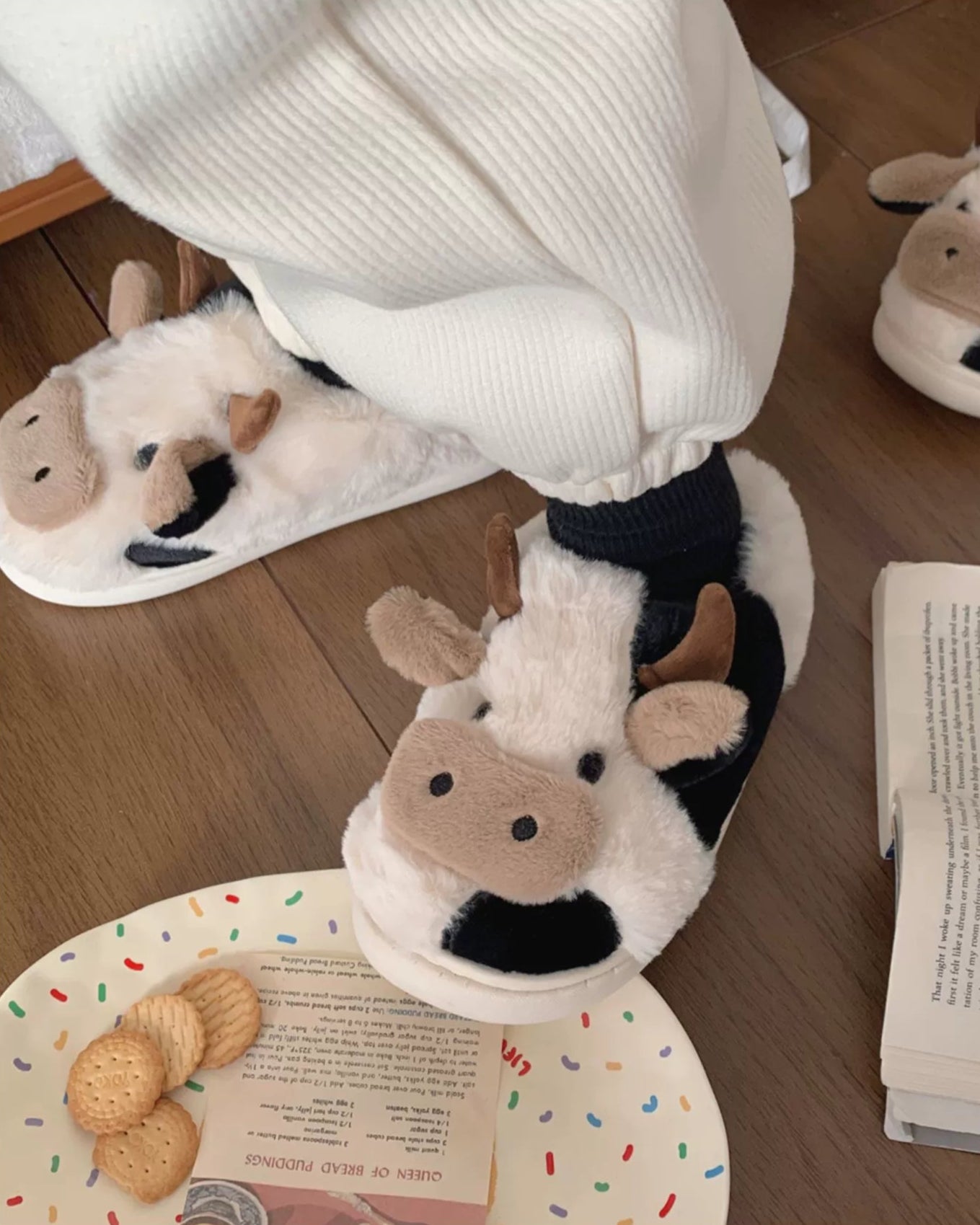 cow slippers