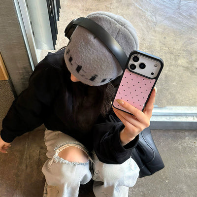 midnight confetti stars iphone case