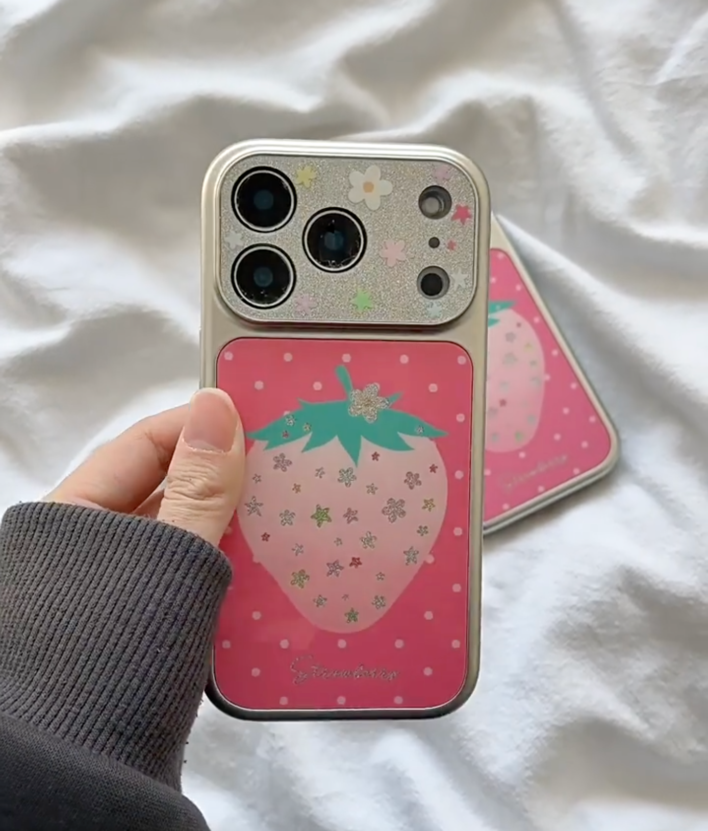 sweet strawberry phone case
