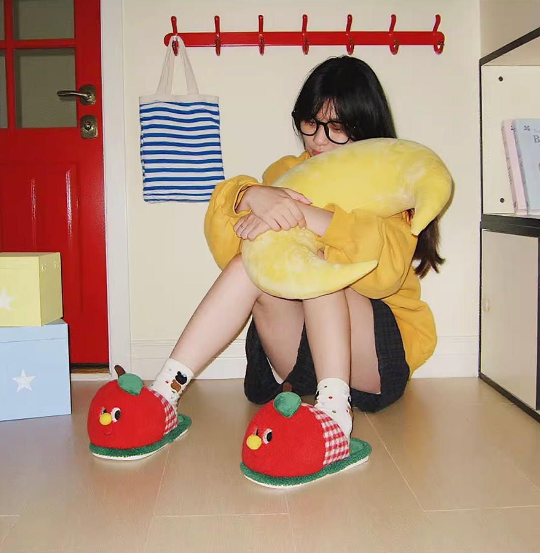my big apples slippers
