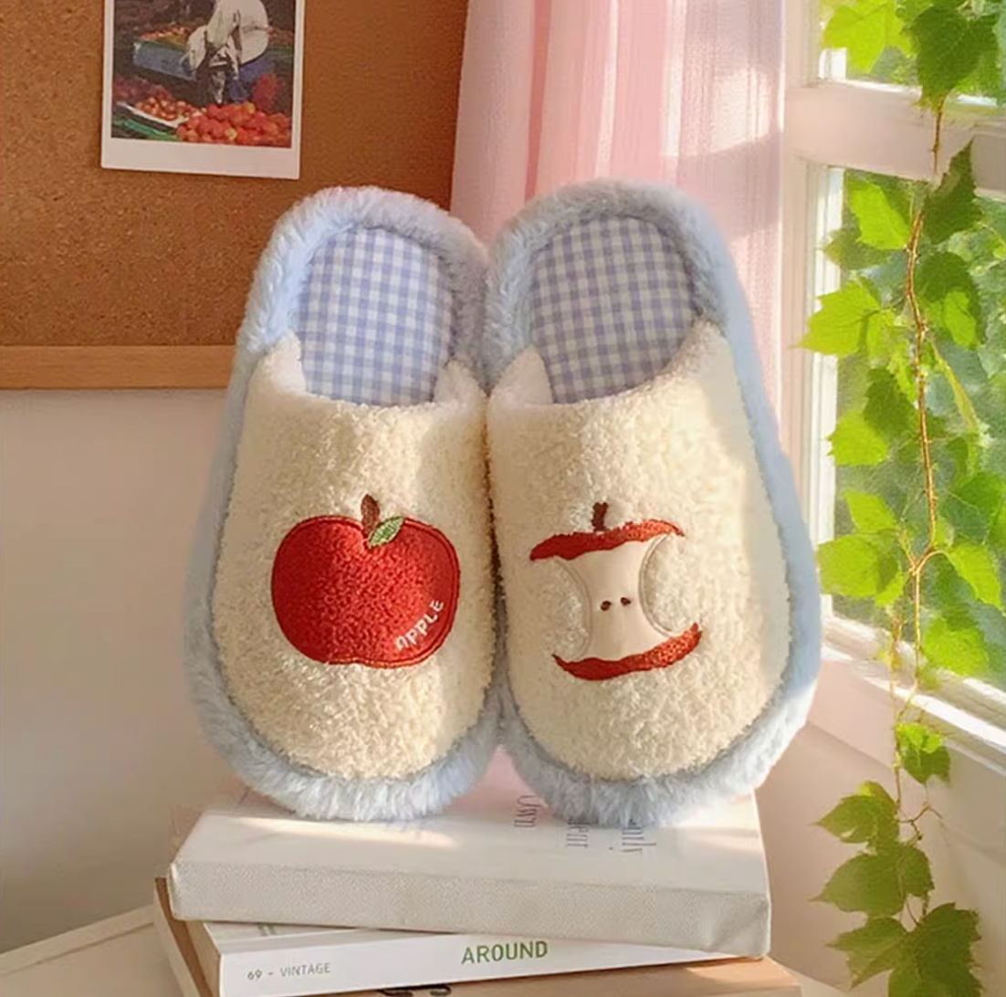 yum yum apple slippers