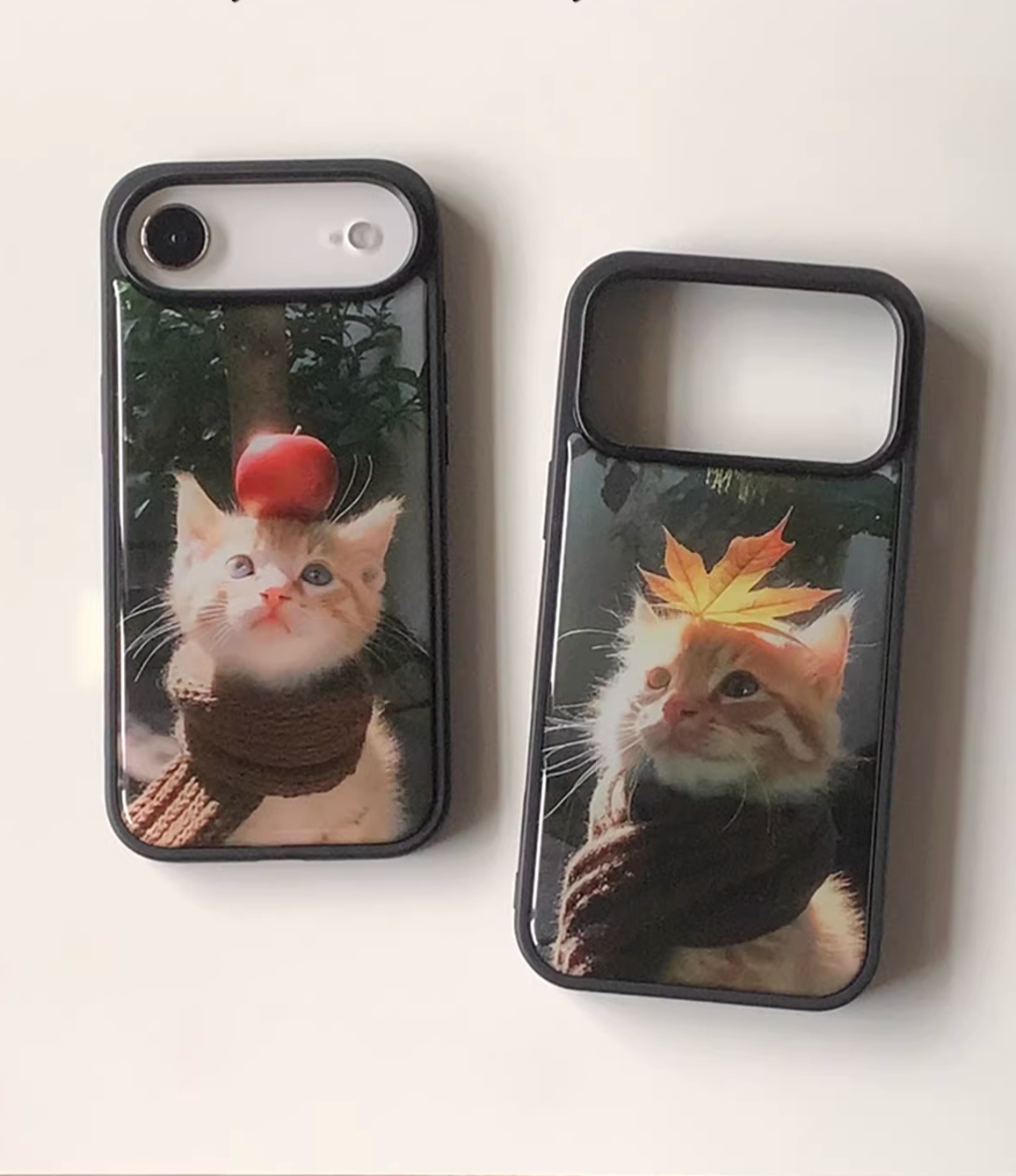 autumn cat phone case