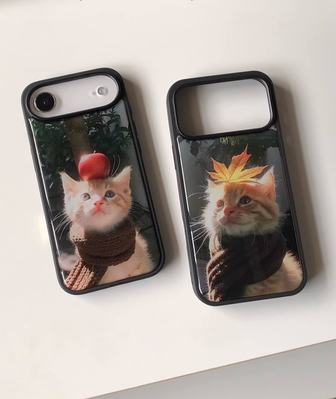 autumn cat phone case