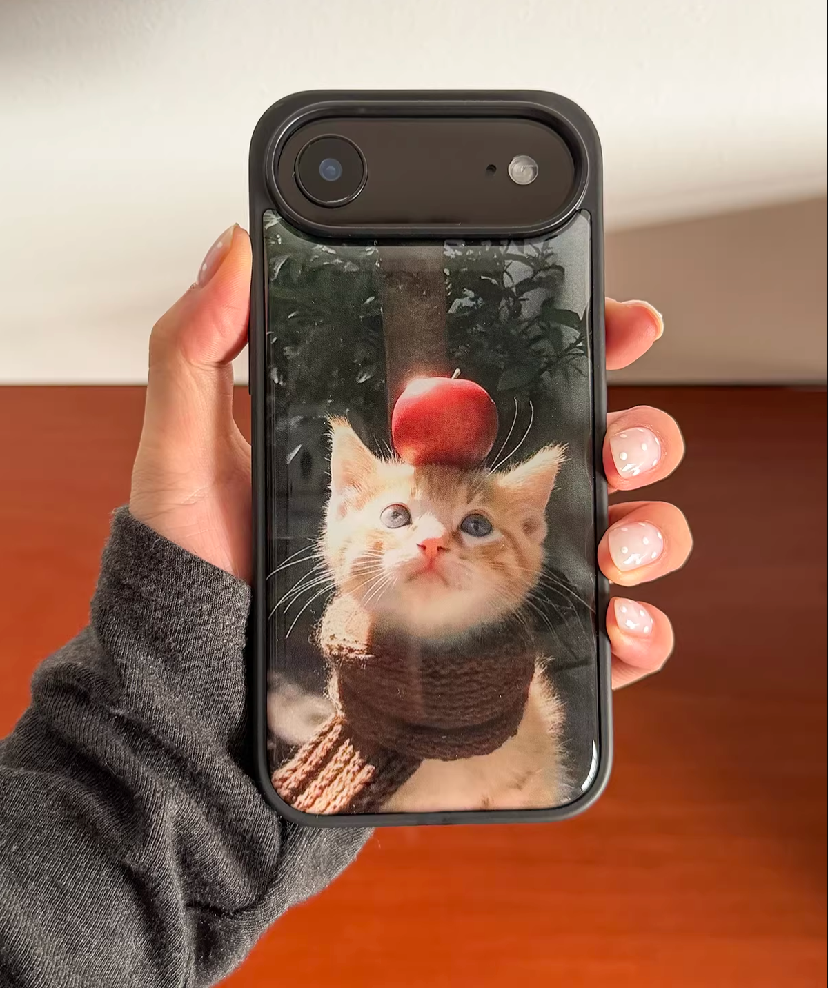 autumn cat phone case