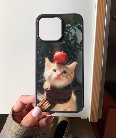 autumn cat phone case