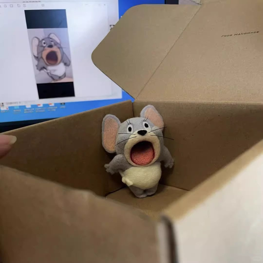 scared mouse doll