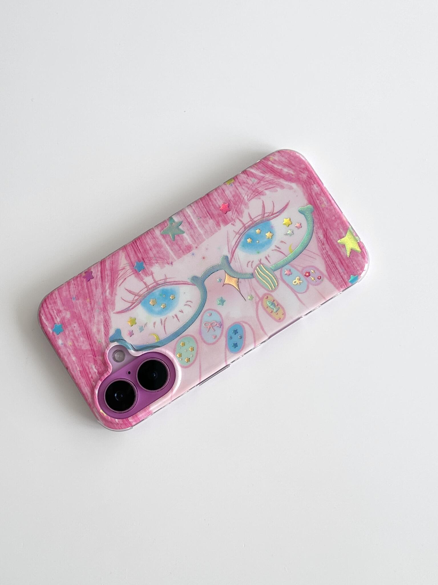 dreamy eyes phone case