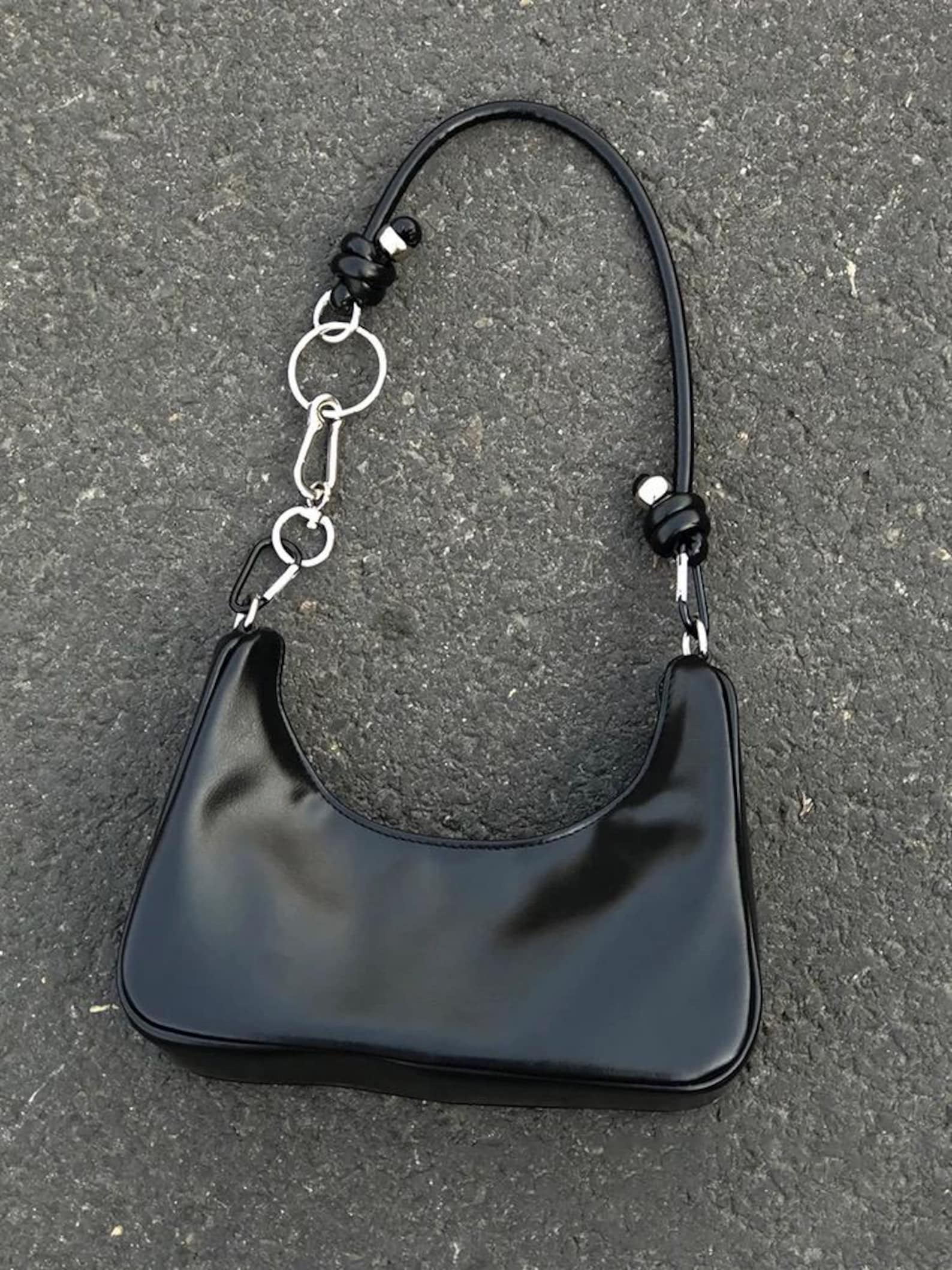 vintage watch bag strap chain