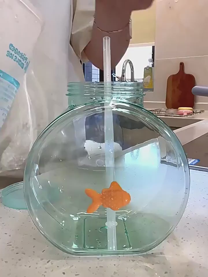 goldfish bowl water bottle