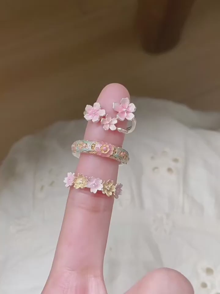 cherry blossom ring