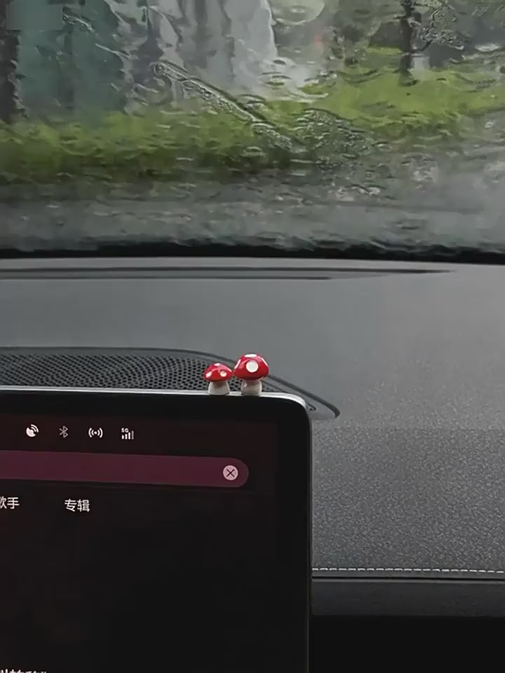 Load video: mini mushroom ornament