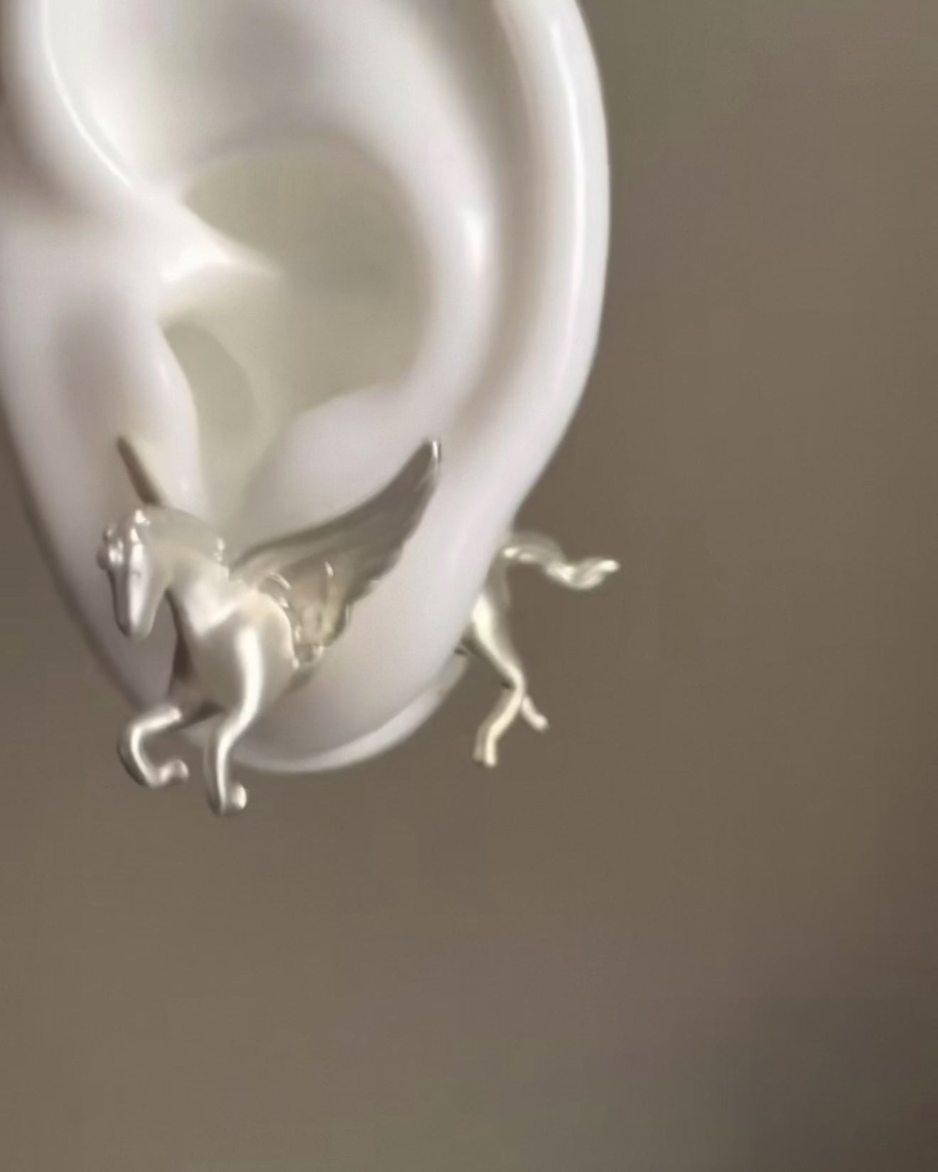 Load video: magical unicorn earrings