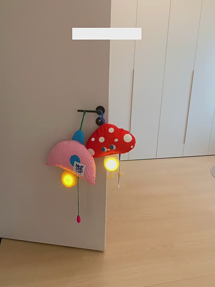 Load video: whimsical umbrella lamp